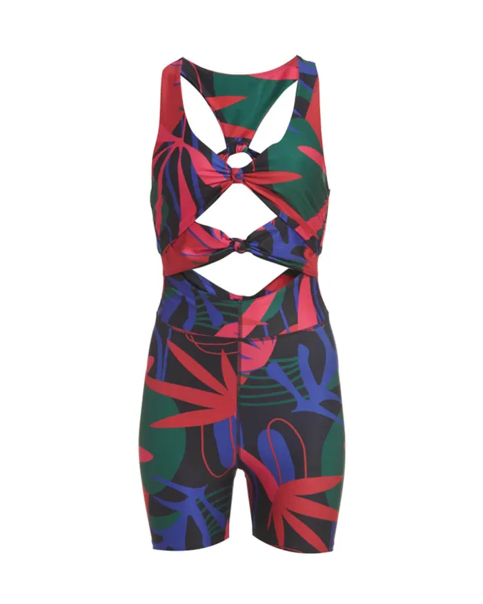 Active Women PatBO RIO PRINT CUTOUT ONESIE FINAL SALE