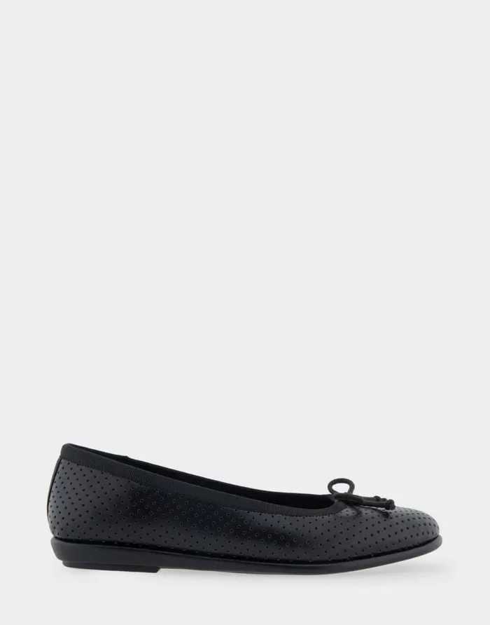Aerosoles Comfortable Women039s Hidden Mini Wedge Ballet Flat In Black Perforated Faux Leather Black Perforated Faux Leather Women Clogs and Mules Aerosoles Comfortable Women039s Hidden Mini Wedge Ballet Flat In Black Perforated Faux Leather Black Perforated Faux Leather Women Clogs and Mules