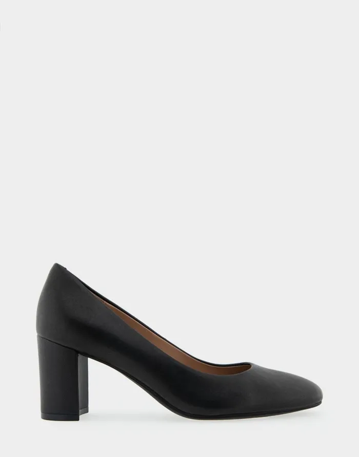 Aerosoles Comfortable Women039s Mid Heel Pump In Black Genuine Leather Black Genuine Leather Women Pumps Aerosoles Comfortable Women039s Mid Heel Pump In Black Genuine Leather Black Genuine Leather Women Pumps