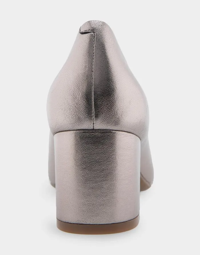 Aerosoles Comfortable Women039s Mid Heel Pump In Champagne Genuine Leather Champagne Genuine Leather Women Pumps