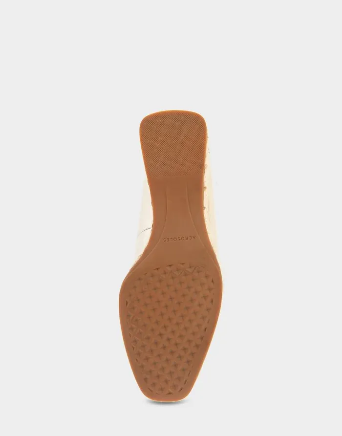 Aerosoles Comfortable Women039s Sculpted Wedge Pump In Soft Gold Leather Soft Gold Leather Women Pumps