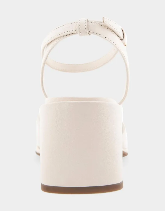 Aerosoles Comfortable Women039s Two Piece Ankle Strap Wedge Sandal In Eggnog Leather Eggnog Leather Women Dress