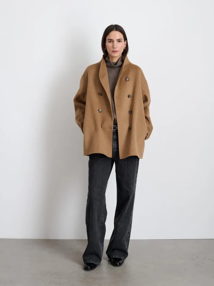 Alex Mill Jackets Outerwear Women Sophia Coat In Wool Camel