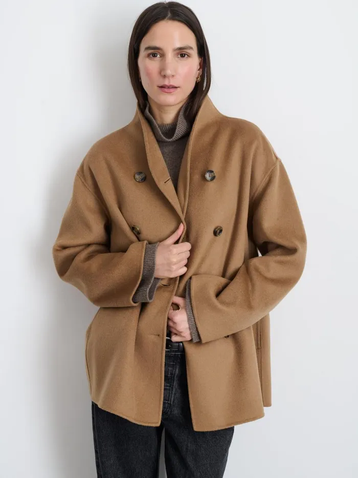 Alex Mill Jackets Outerwear Women Sophia Coat In Wool Camel