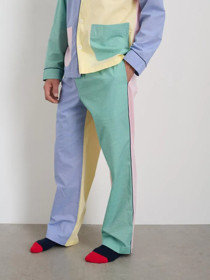 Alex Mill Pajamas Slippers Men P039jimmies Sleep Pant In Colorblock