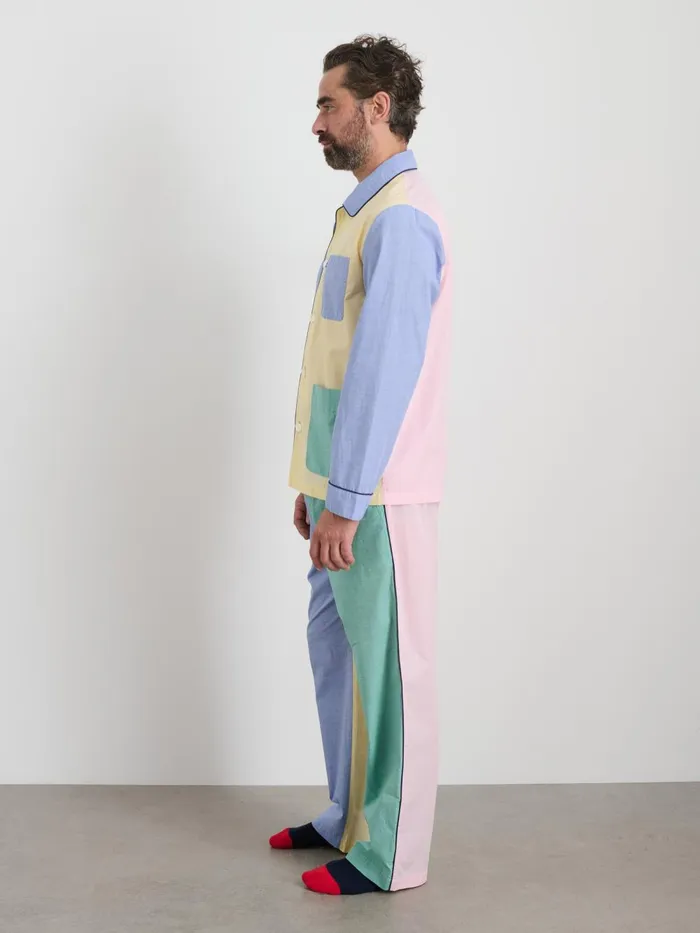 Alex Mill Pajamas Slippers Men P039jimmies Sleep Pant In Colorblock