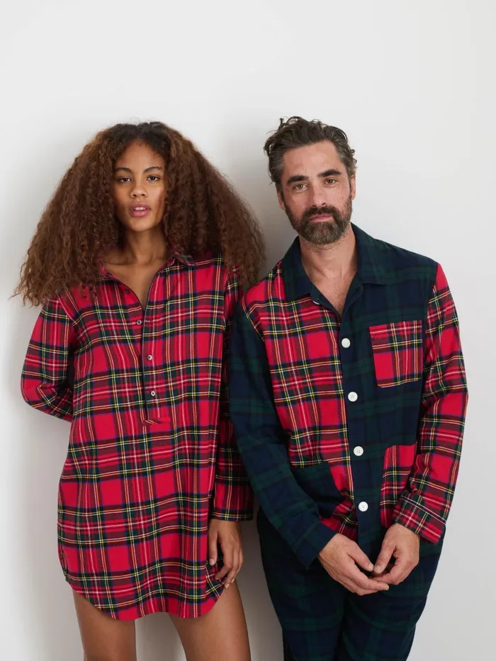 Alex Mill Pajamas Slippers Women P039jimmies Sleep Shirt In Flannel