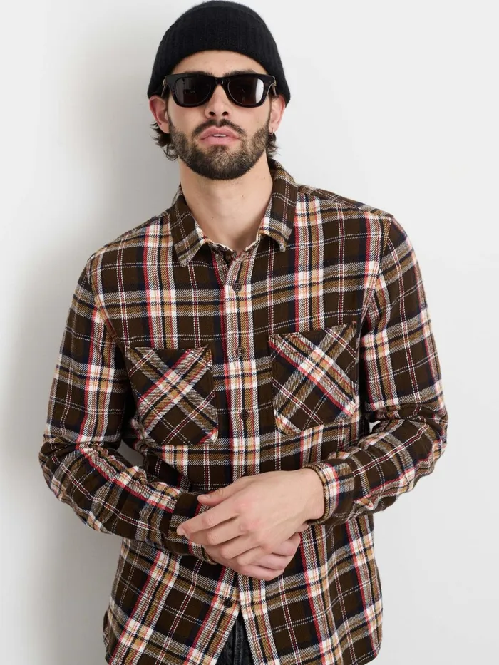Alex Mill Shirts Men Chore Shirt In Vintage Wash Flannel