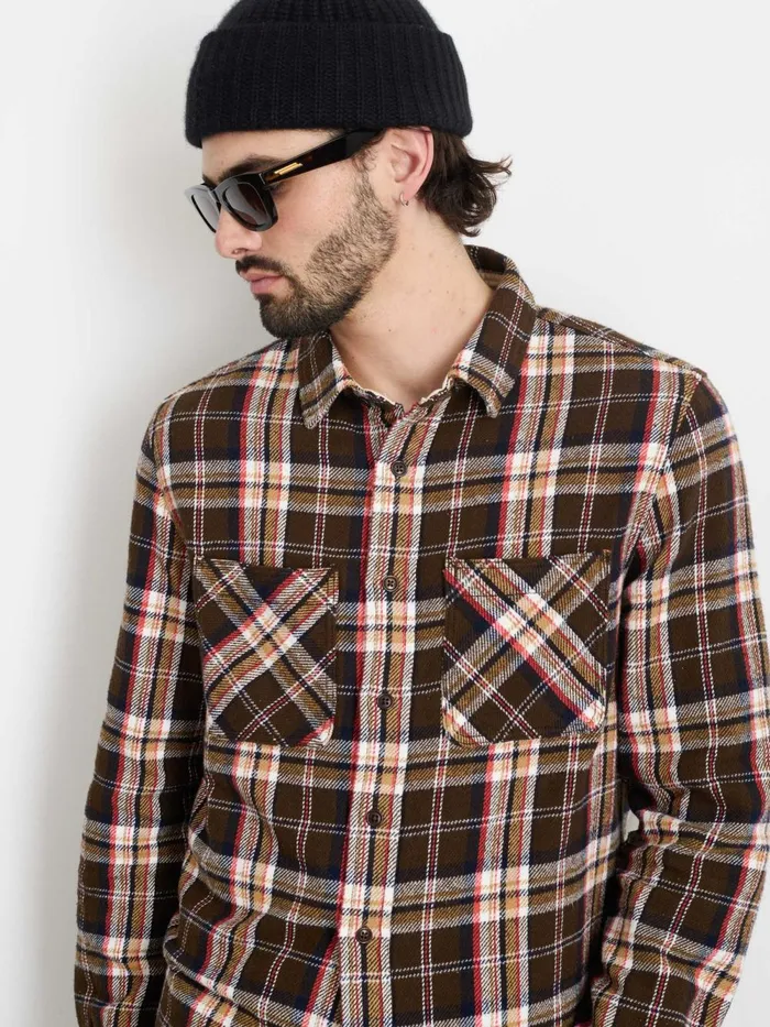 Alex Mill Shirts Men Chore Shirt In Vintage Wash Flannel
