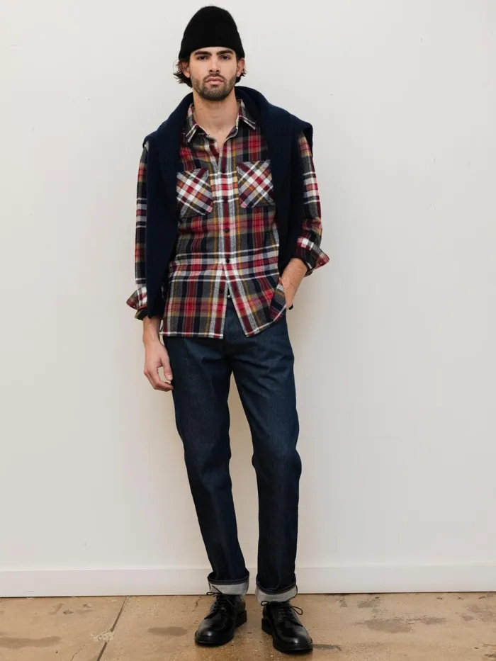 Alex Mill Shirts Men Chore Shirt In Vintage Wash Flannel