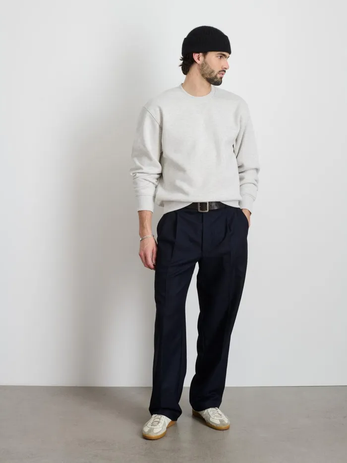 Alex Mill Sweaters Sweatshirts Men Marlon Sweatshirt In Cotton Fleece Light Heather Grey