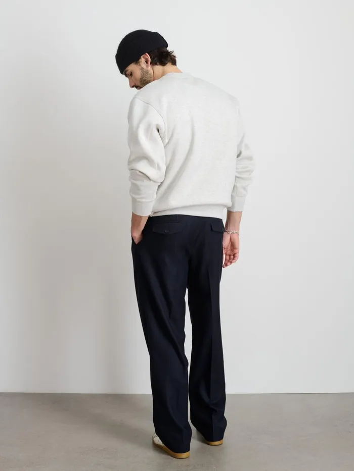 Alex Mill Sweaters Sweatshirts Men Marlon Sweatshirt In Cotton Fleece Light Heather Grey
