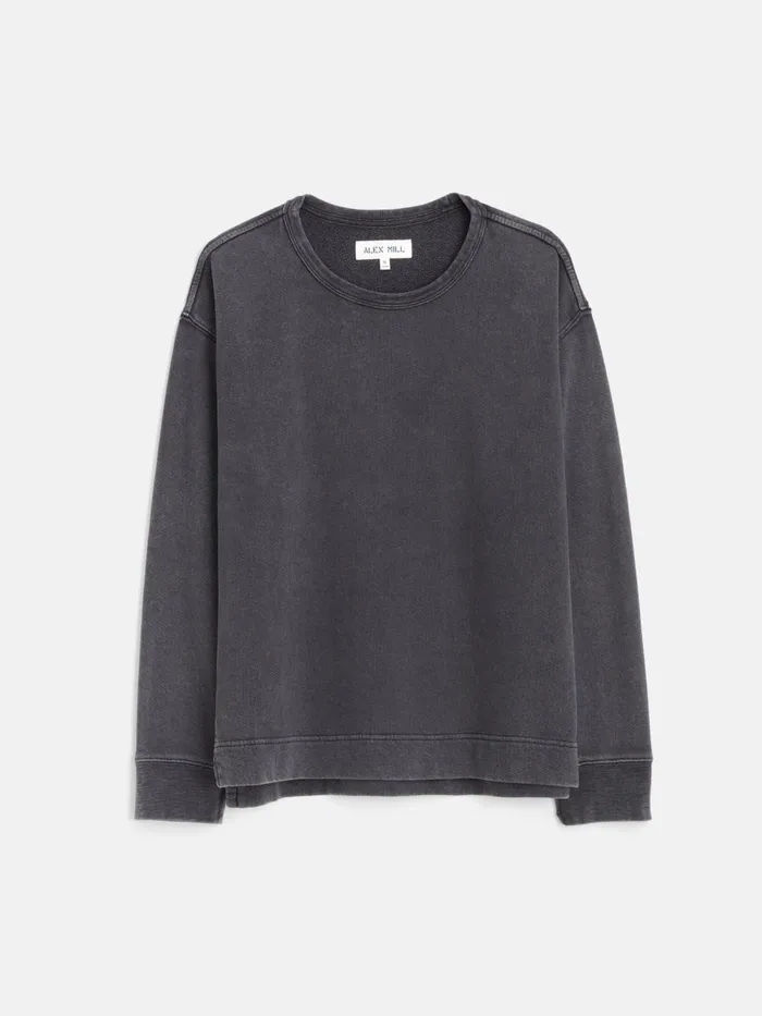 Alex Mill Sweaters Women Frankie Sweatshirt In Vintage Wash Washed Black