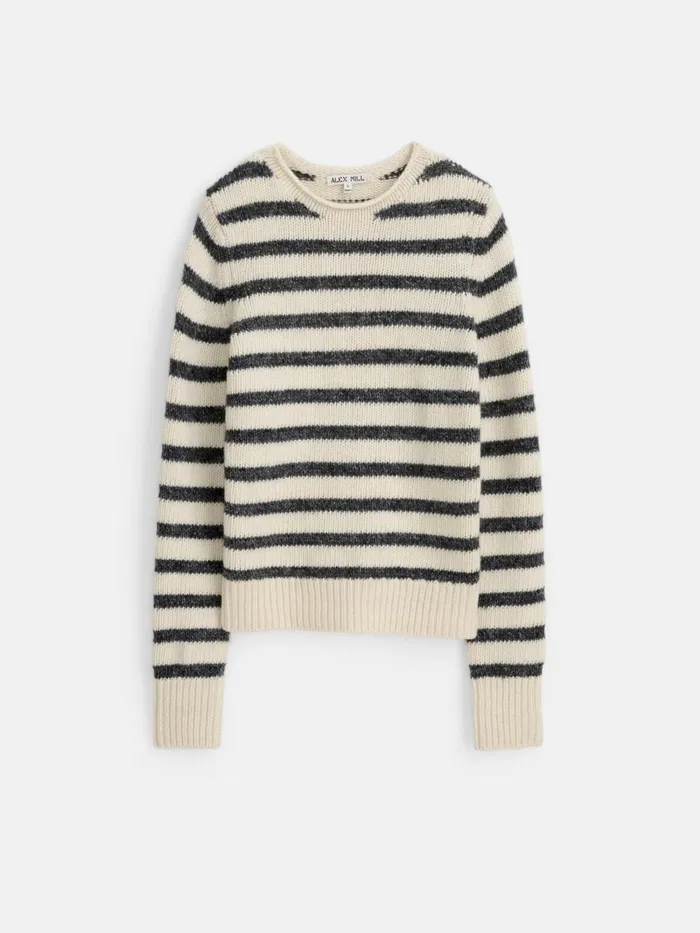 Alex Mill Sweaters Women Jamie Striped Sweater Whiteash