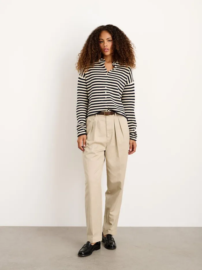 Alex Mill Sweaters Women Taylor Striped Cardigan In Cotton Cashmere