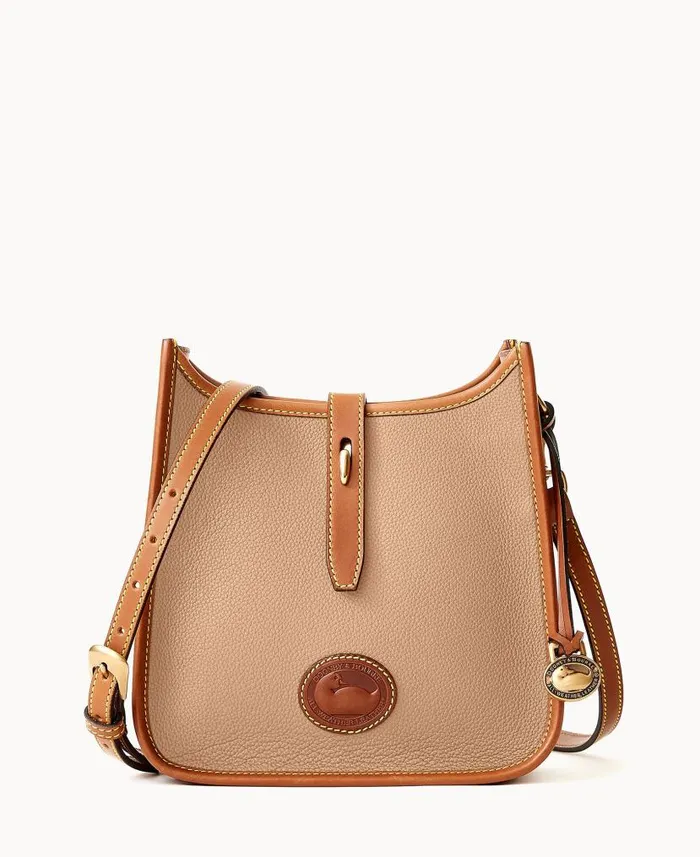 All Weather Leather 30 Crossbody 22 Taupe Woman Dooney and Bourke Crossbodies