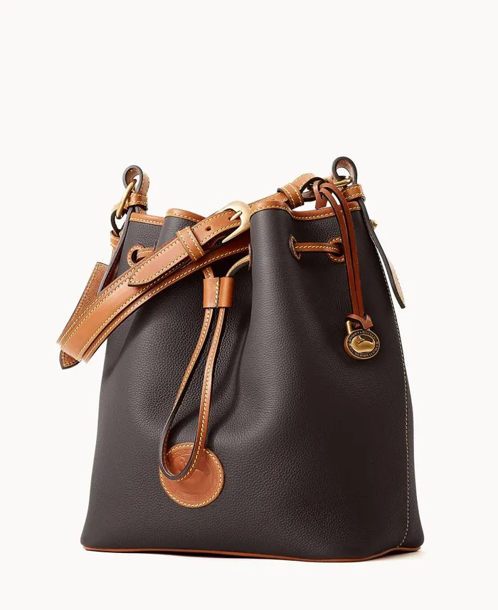 All Weather Leather 30 Drawstring 25 Black Woman Dooney and Bourke Shoulder Bags All Weather Leather 30 Drawstring 25 Black Woman Dooney and Bourke Shoulder Bags