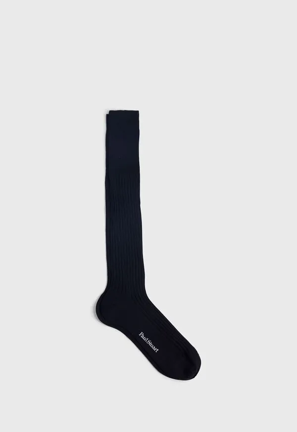 All Year Wool Dress Sock Black Mens Socks Paulstuart