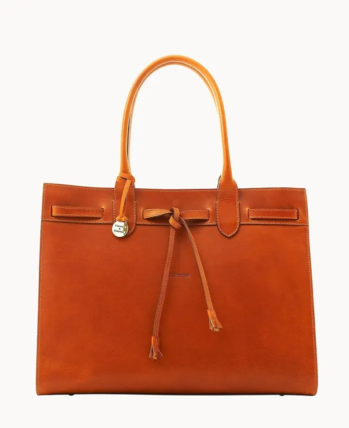 Alto Large Tassel Bag Saddle Woman Dooney and Bourke Totes