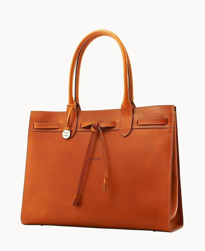 Alto Large Tassel Bag Saddle Woman Dooney and Bourke Totes Alto Large Tassel Bag Saddle Woman Dooney and Bourke Totes