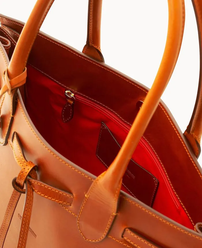 Alto Large Tassel Bag Saddle Woman Dooney and Bourke Totes Alto Large Tassel Bag Saddle Woman Dooney and Bourke Totes
