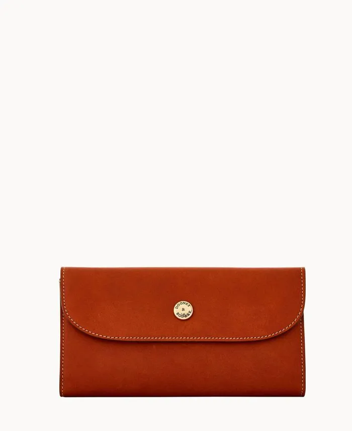 Alto Slim Continental Saddle ManWoman Dooney and Bourke Wallets