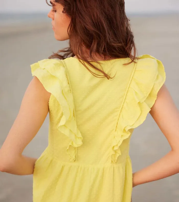 Aria Midi Dress 8211 Swiss Dot Hatley