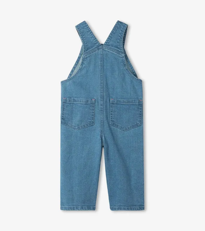 Baby Spring Blue Denim Overalls Hatley