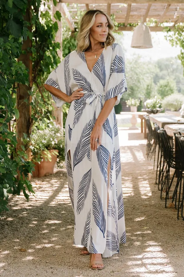 Baltic Born Bump Friendly Women Corinth Maxi Dress Navy Print Baltic Born Bump Friendly Women Corinth Maxi Dress Navy Print