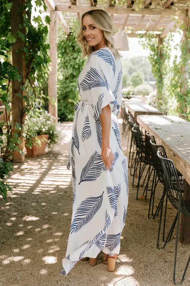 Baltic Born Bump Friendly Women Corinth Maxi Dress Navy Print Baltic Born Bump Friendly Women Corinth Maxi Dress Navy Print