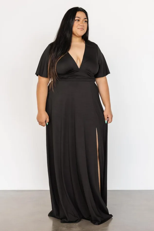 Baltic Born Bump Friendly Women Emberly Maxi Dress Black Baltic Born Bump Friendly Women Emberly Maxi Dress Black