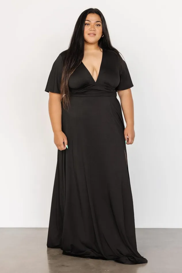 Baltic Born Bump Friendly Women Emberly Maxi Dress Black Baltic Born Bump Friendly Women Emberly Maxi Dress Black