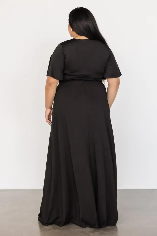 Baltic Born Bump Friendly Women Emberly Maxi Dress Black Baltic Born Bump Friendly Women Emberly Maxi Dress Black