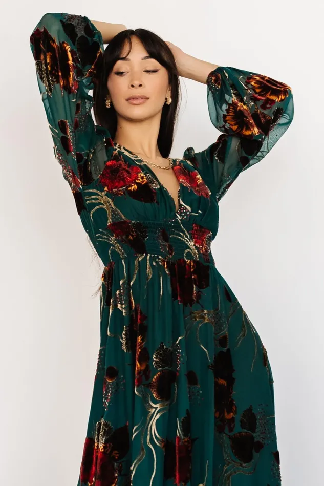 Baltic Born Bump Friendly Women Mikla Maxi Dress Jade Multi Baltic Born Bump Friendly Women Mikla Maxi Dress Jade Multi