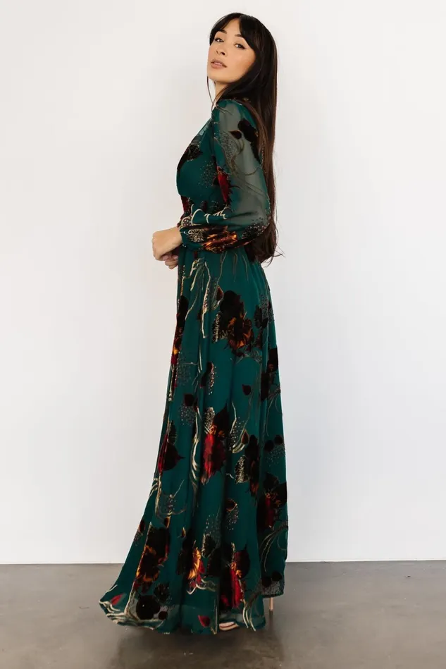Baltic Born Bump Friendly Women Mikla Maxi Dress Jade Multi Baltic Born Bump Friendly Women Mikla Maxi Dress Jade Multi