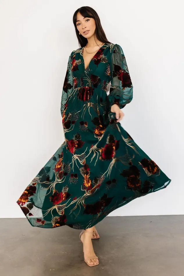 Baltic Born Bump Friendly Women Mikla Maxi Dress Jade Multi Baltic Born Bump Friendly Women Mikla Maxi Dress Jade Multi