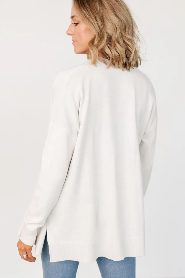 Baltic Born Cardigans Women Bennett Pocket Cardigan Ivory Baltic Born Cardigans Women Bennett Pocket Cardigan Ivory