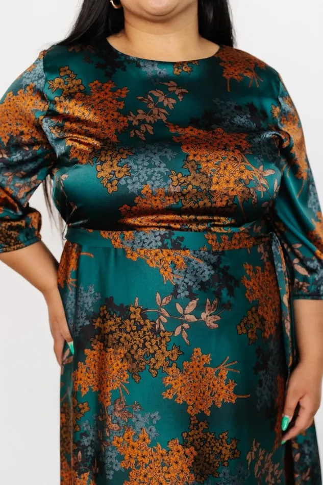 Baltic Born Maxi Dresses Women Paula Satin Maxi Dress Jade Multi Baltic Born Maxi Dresses Women Paula Satin Maxi Dress Jade Multi
