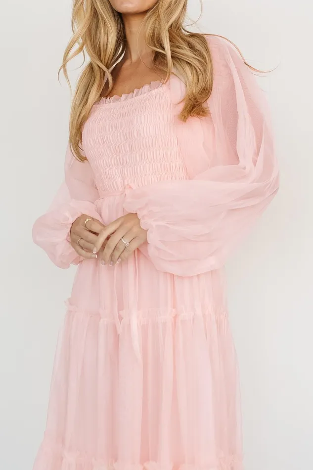 Baltic Born Tulle Styles Women Katrina Tulle Maxi Dress Pale Blush Baltic Born Tulle Styles Women Katrina Tulle Maxi Dress Pale Blush