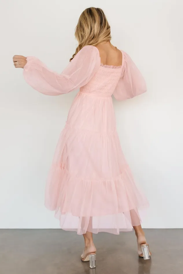 Baltic Born Tulle Styles Women Katrina Tulle Maxi Dress Pale Blush Baltic Born Tulle Styles Women Katrina Tulle Maxi Dress Pale Blush