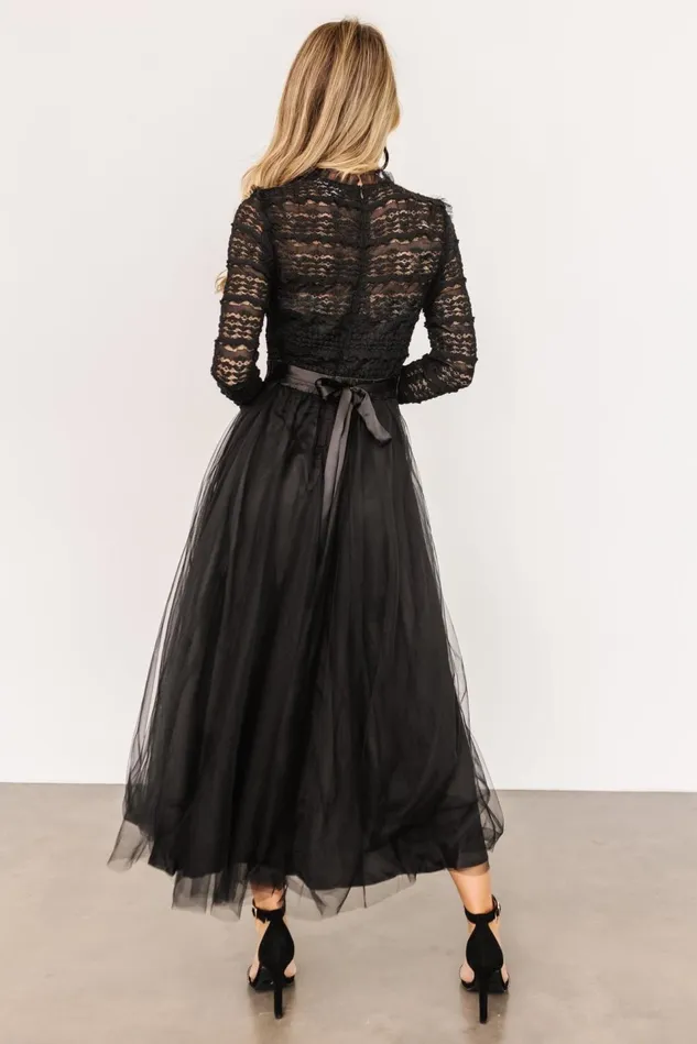 Baltic Born Tulle Styles Women Lonnie Tulle Dress Black Baltic Born Tulle Styles Women Lonnie Tulle Dress Black