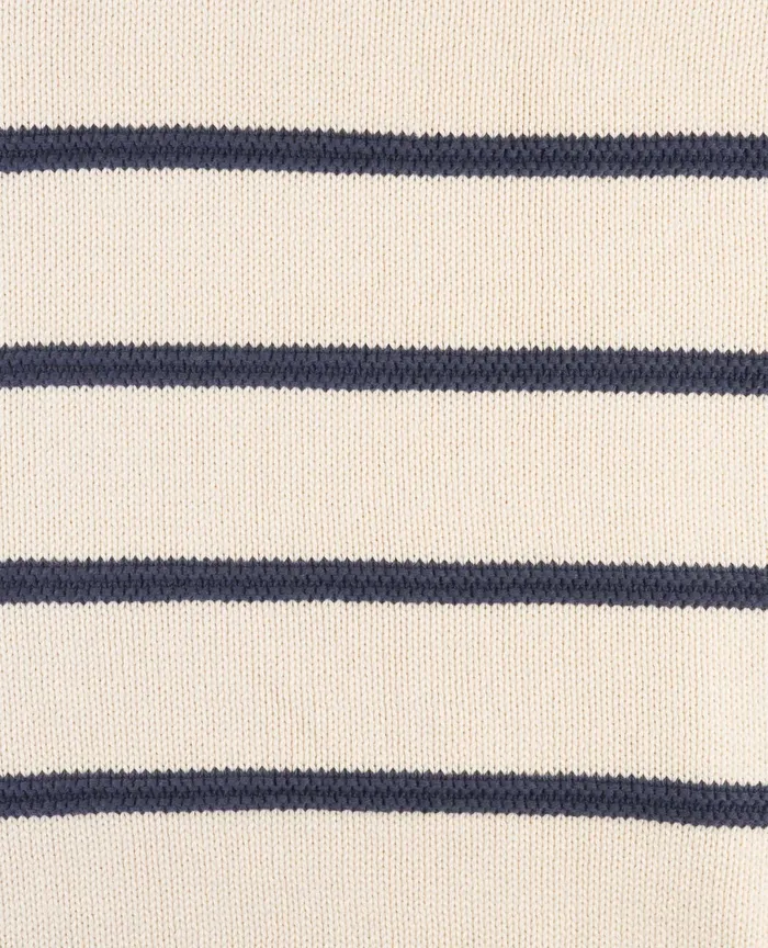 Bianca II Crew Sweater True Navy Stripe Women8217s Sweaters ToadandCo