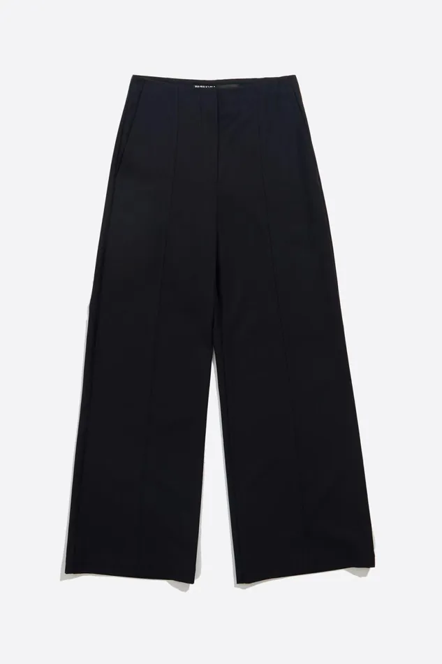 Black Cool Wool Trousers Black Women Bimba Y Lola Party
