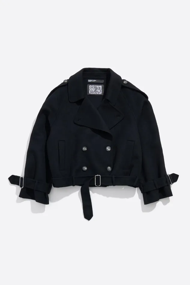 Black Doubleface Doublebreasted Jacket Black Women Bimba Y Lola Jackets And Blazers Black Doubleface Doublebreasted Jacket Black Women Bimba Y Lola Jackets And Blazers