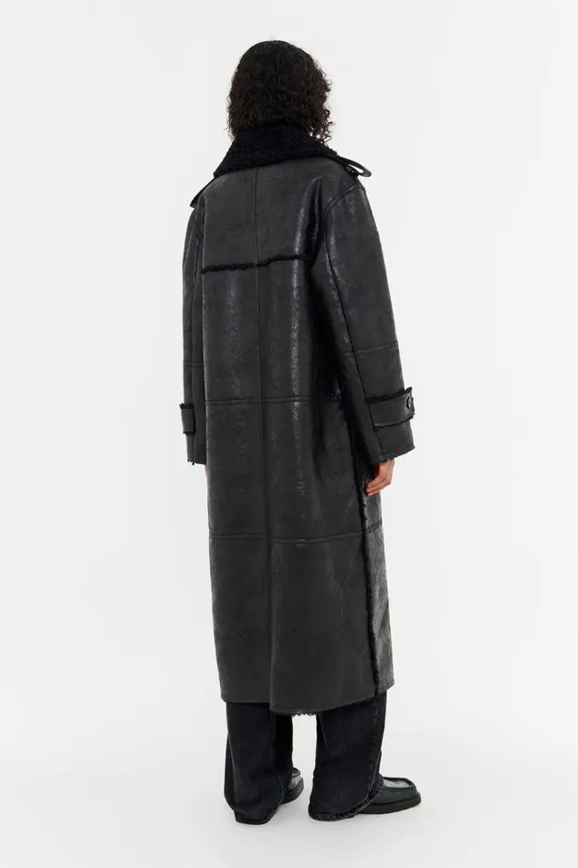 Black Fur Coat Black Women Bimba Y Lola Party Black Fur Coat Black Women Bimba Y Lola Party