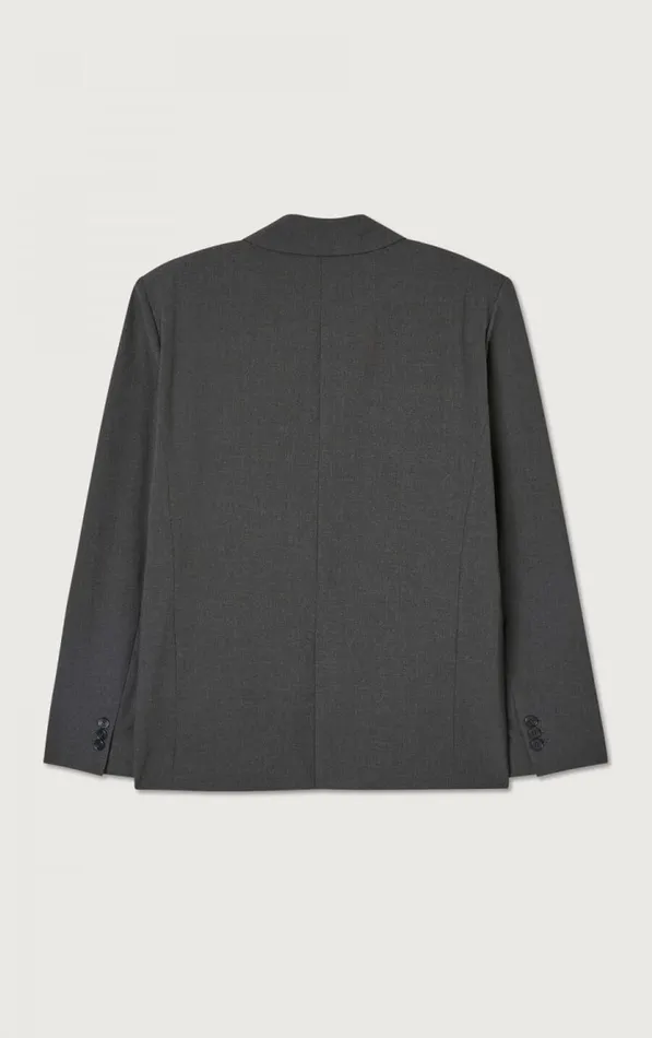 Blazer Kabird Melange Charcoal Men American Vintage Jackets and Blazers Blazer Kabird Melange Charcoal Men American Vintage Jackets and Blazers