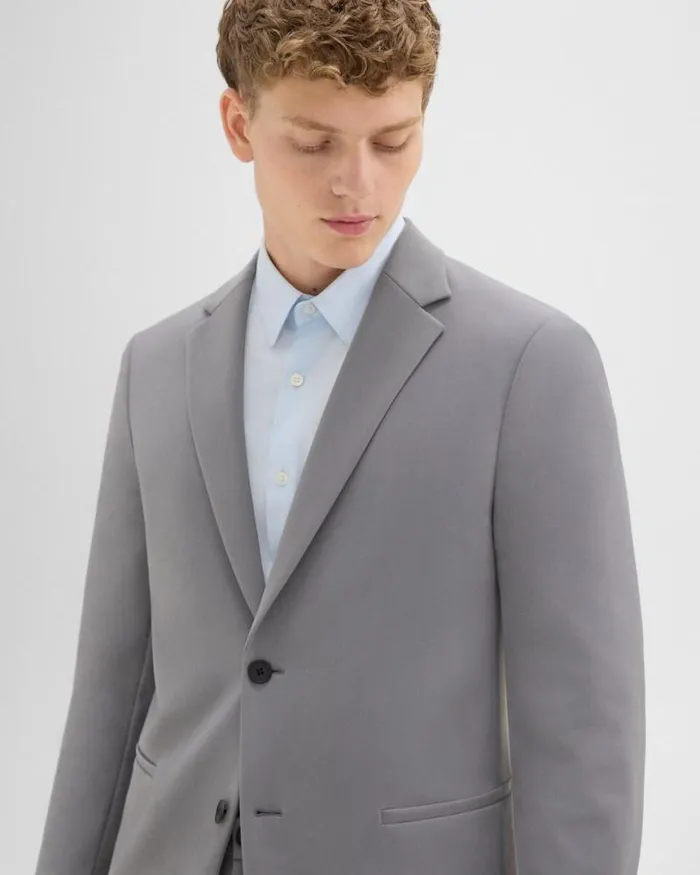 Blazers Jackets Men Theory Clinton Blazer In Precision Ponte Stone Blazers Jackets Men Theory Clinton Blazer In Precision Ponte Stone