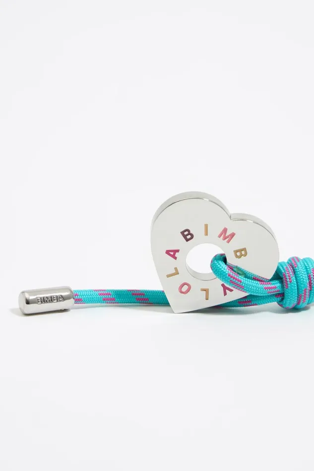 Blue Metal Heart Key Ring Blue Women Bimba Y Lola Key Rings Blue Metal Heart Key Ring Blue Women Bimba Y Lola Key Rings