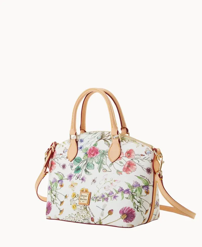 Botanical Collection Geena Satchel White Woman Dooney and Bourke Satchels Botanical Collection Geena Satchel White Woman Dooney and Bourke Satchels