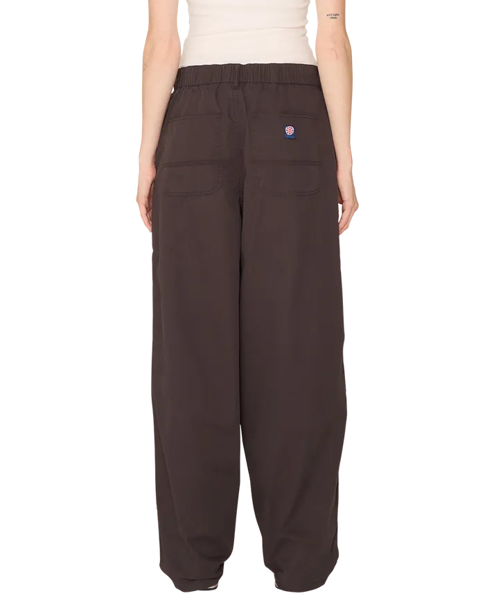 BOTTOMS VOLUME UTILITY PANT Black Coffee 8211 OBEY Clothing Women